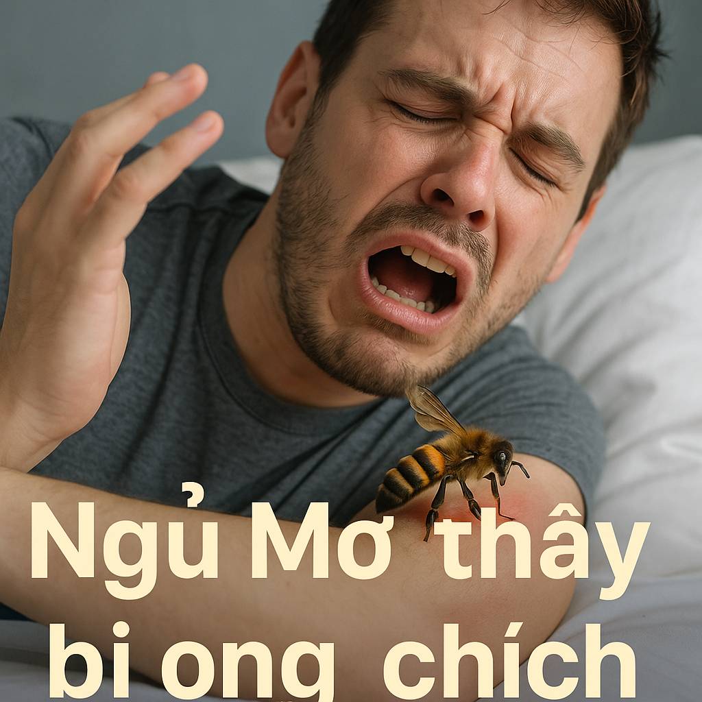 Mơ thấy bị ong chích là điềm gì? Đánh số mấy?