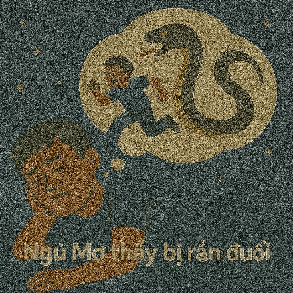 Mơ thấy bị rắn đuổi là điềm gì? Đánh số mấy