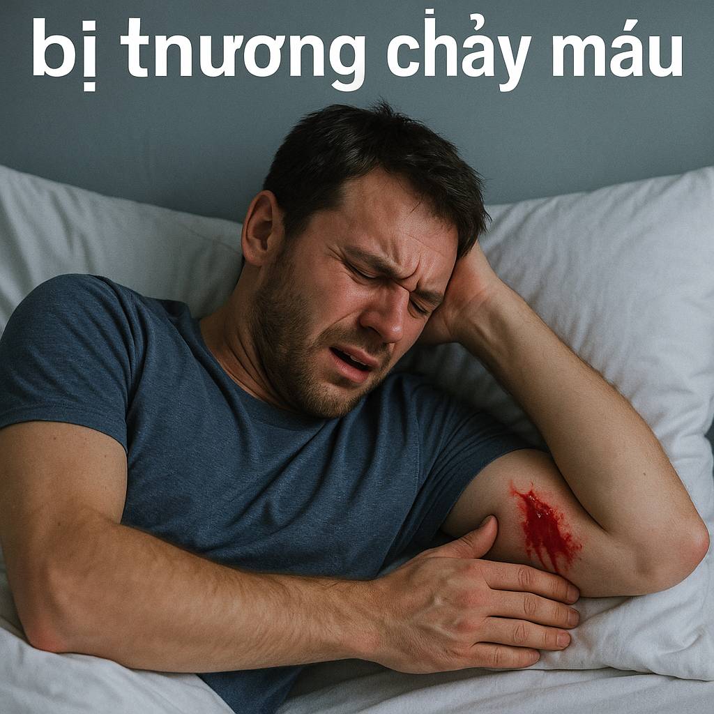 Mơ thấy bị thương chảy máu là điềm gì? Đánh số mấy
