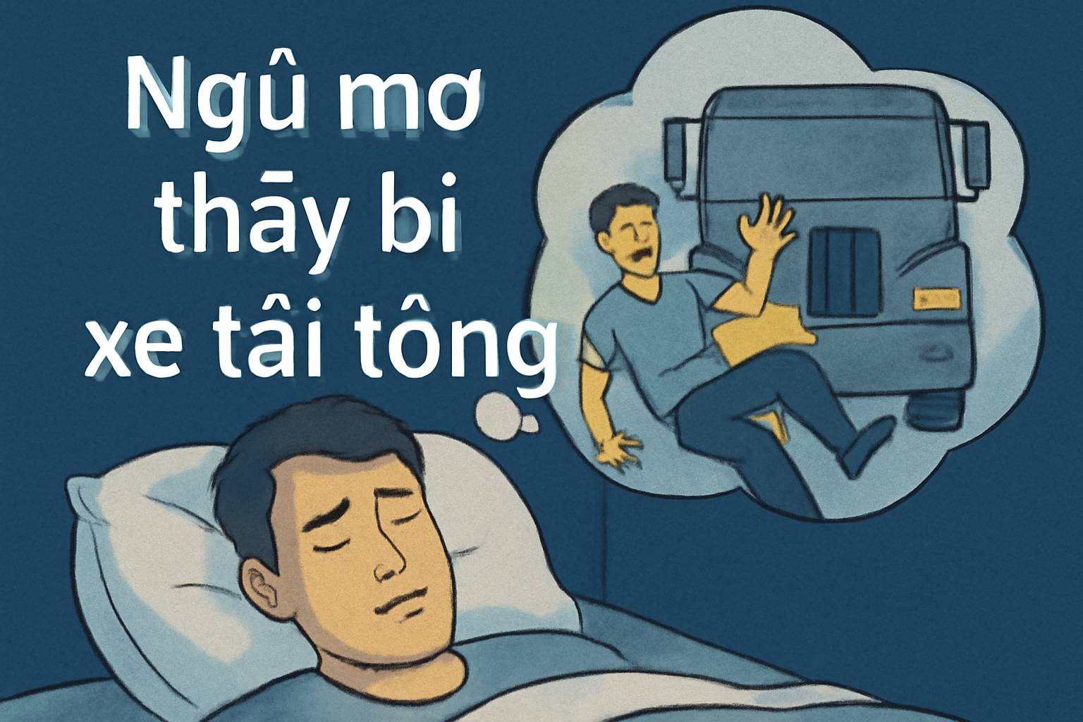 Mơ thấy bị xe tải tông là điềm gì? Đánh số mấy