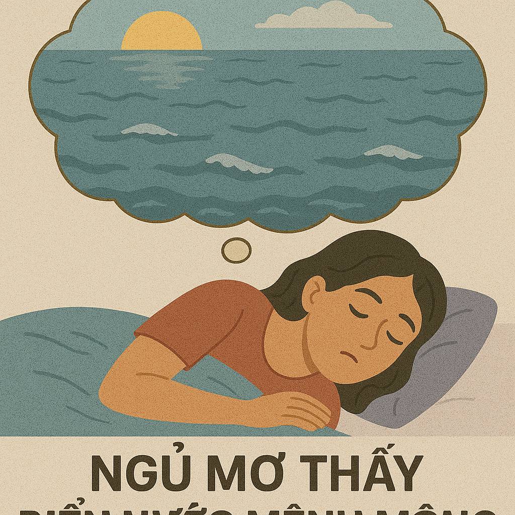 Mơ thấy biển nước mênh mông là điềm gì? Đánh số mấy