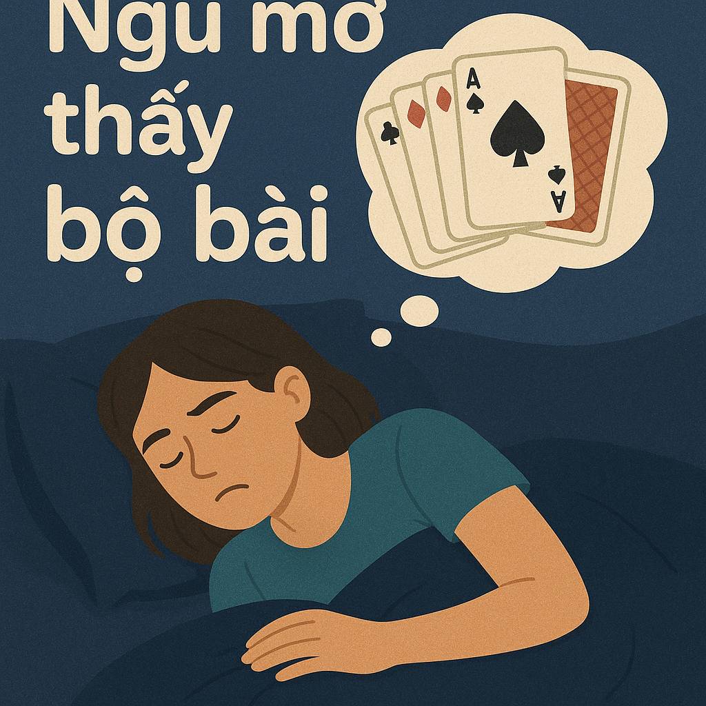 Mơ thấy bộ bài là điềm gì? Đánh số mấy