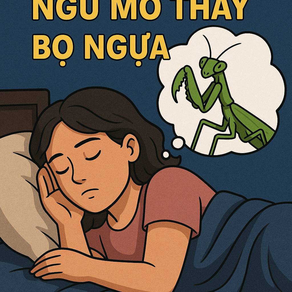 Mơ thấy bọ ngựa là điềm gì? Đánh số mấy?