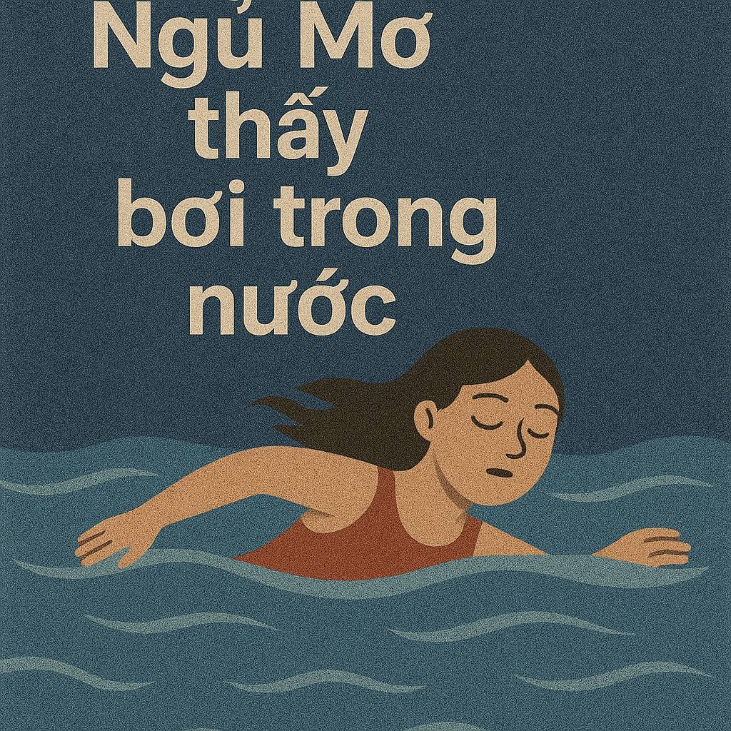 Mơ thấy bơi trong nước là điềm gì? Đánh số mấy chuẩn 2025