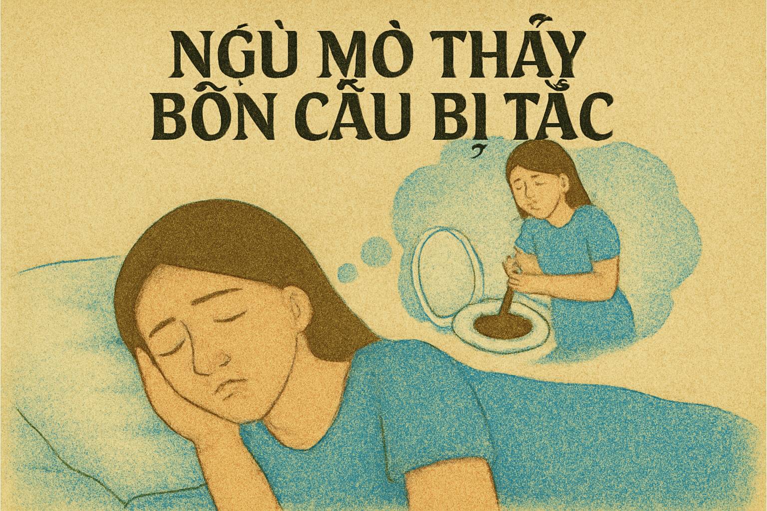 Mơ thấy bồn cầu bị tắc là điềm gì? Đánh số mấy