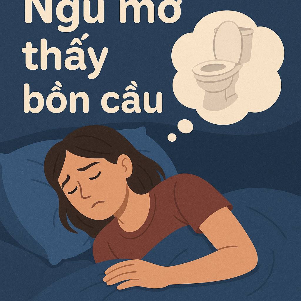 Mơ thấy bồn cầu là điềm gì? Đánh số mấy