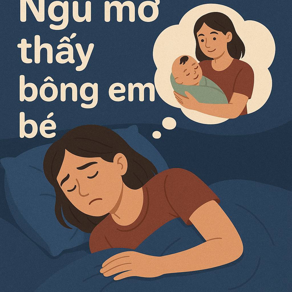 Mơ thấy bồng em bé là điềm gì? Đánh số mấy?