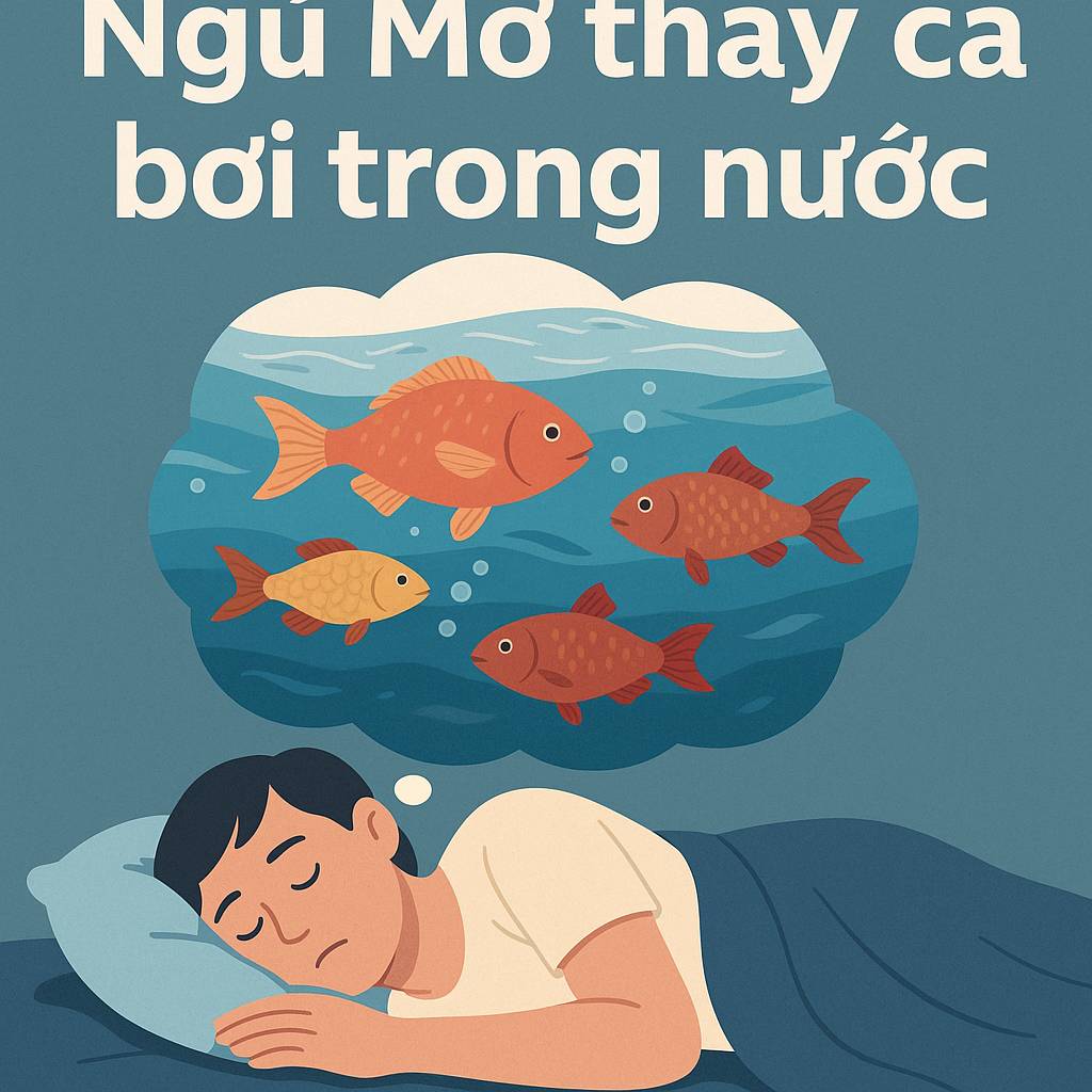 Mơ thấy cá bơi trong nước là điềm gì? Đánh số mấy