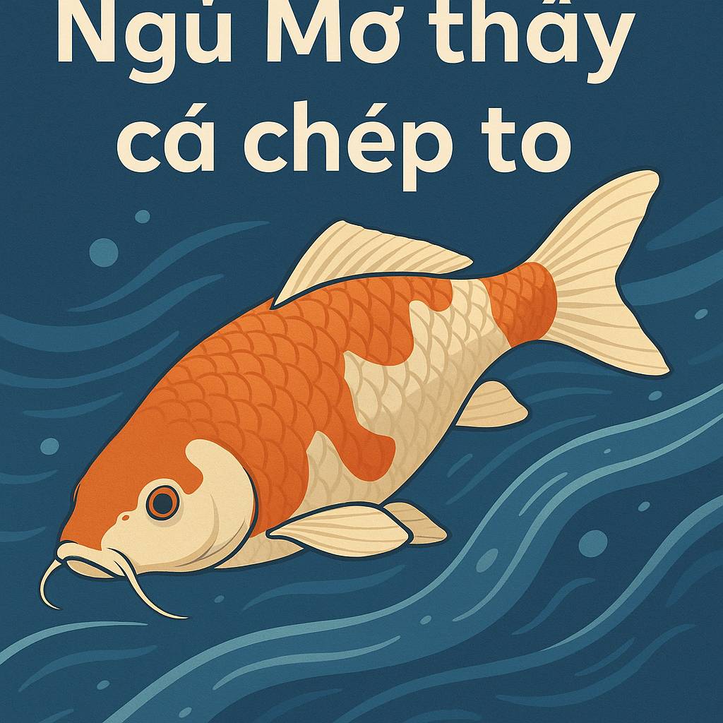 Mơ thấy cá chép to là điềm gì? Đánh số mấy