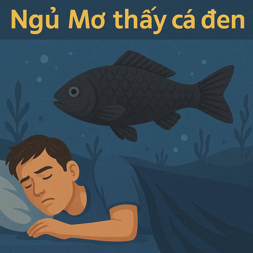 Mơ thấy cá đen là điềm gì? Đánh số mấy