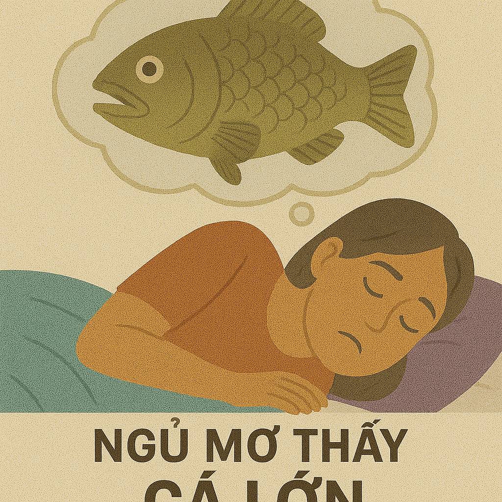 Mơ thấy cá lớn là điềm gì? Đánh số mấy