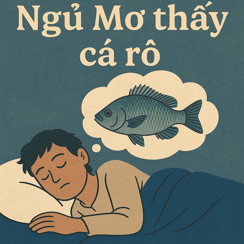 Mơ thấy cá rô là điềm gì? Đánh số mấy