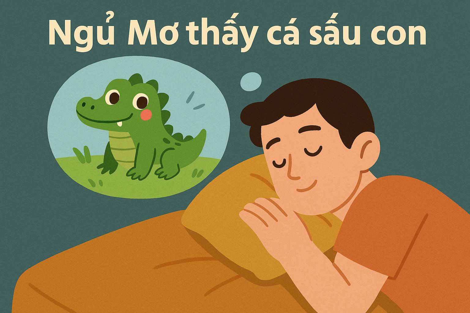 Mơ thấy cá sấu con là điềm gì? Đánh số mấy