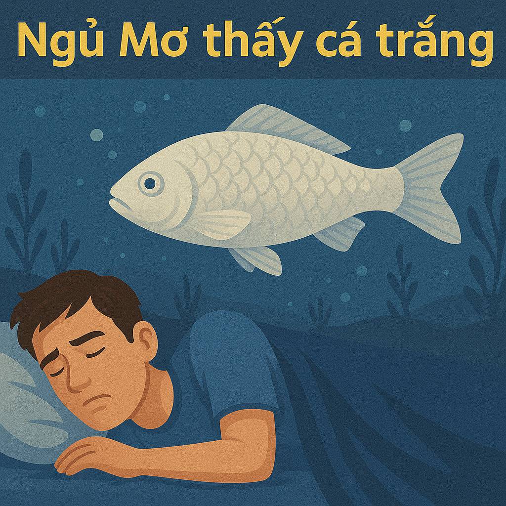 Mơ thấy cá trắng là điềm gì? Đánh số mấy?
