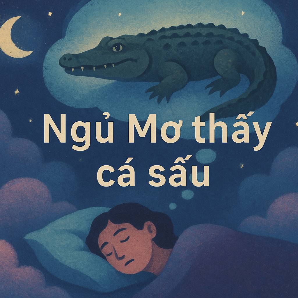 Mơ thấy cá sấu là điềm gì? Đánh số mấy