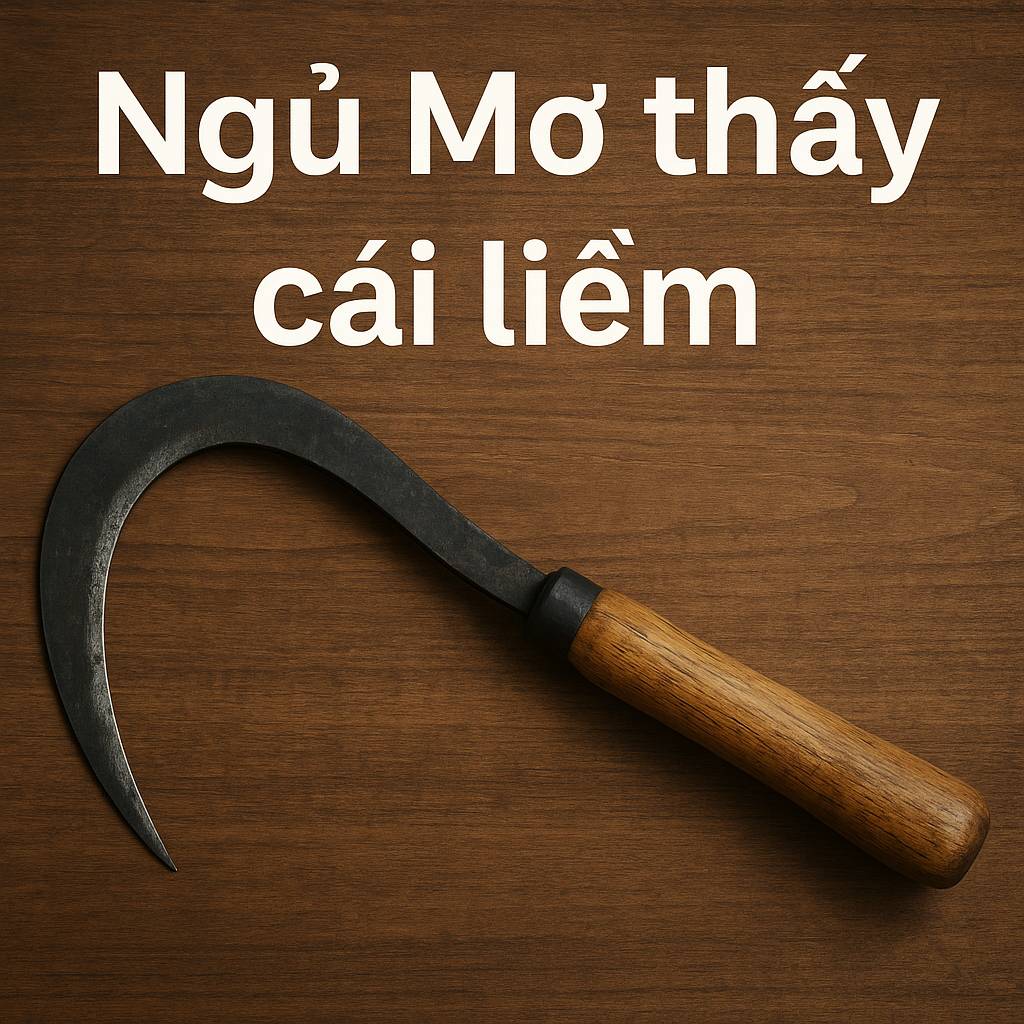Mơ thấy cái liềm là điềm gì? Đánh số mấy?
