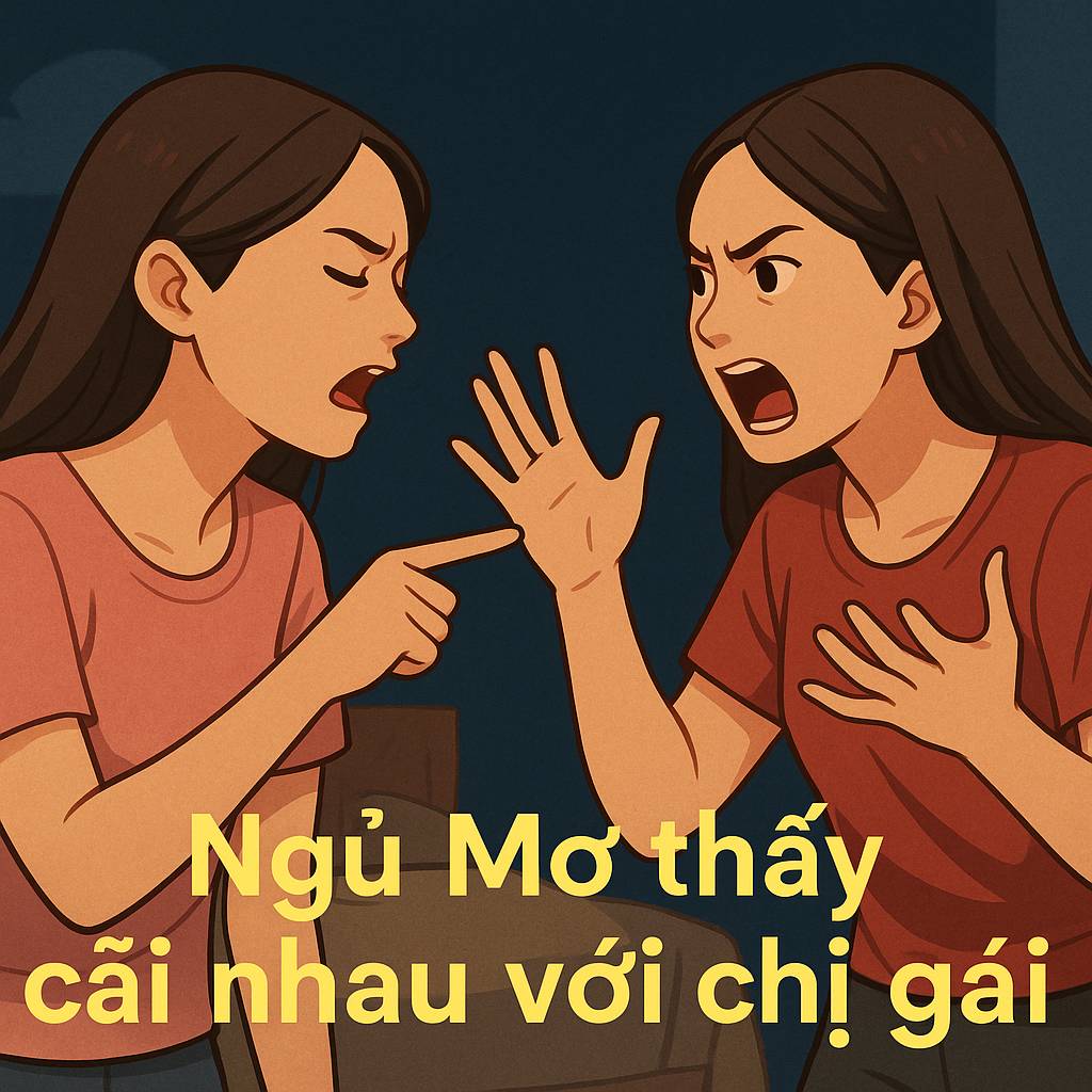 Mơ thấy cãi nhau với chị gái là điềm gì? Đánh số mấy?