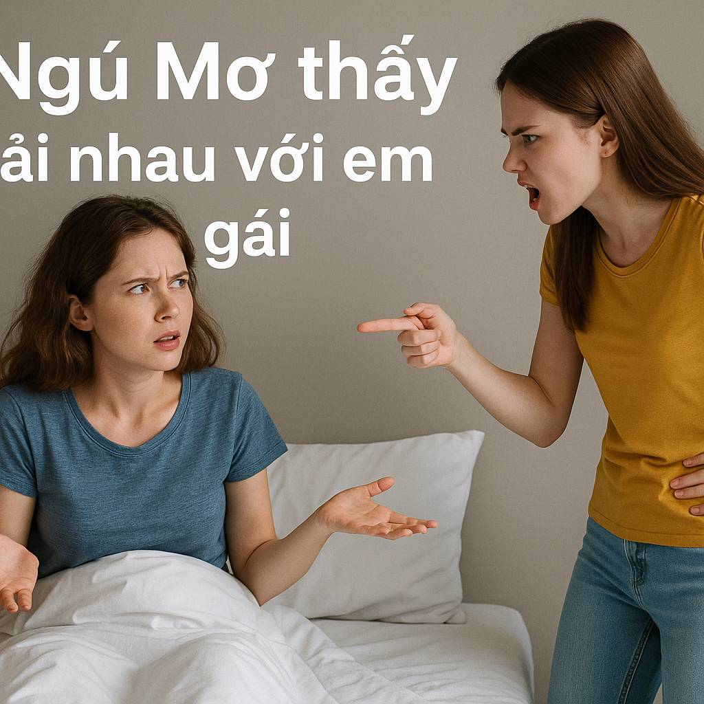 Mơ thấy cãi nhau với em gái là điềm gì? Đánh số mấy
