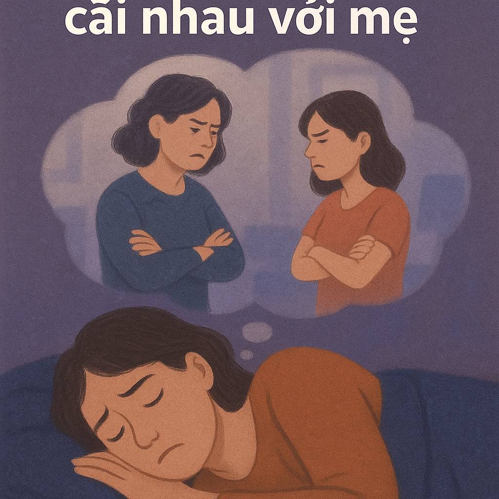 Mơ thấy cãi nhau với mẹ là điềm gì? Đánh số mấy