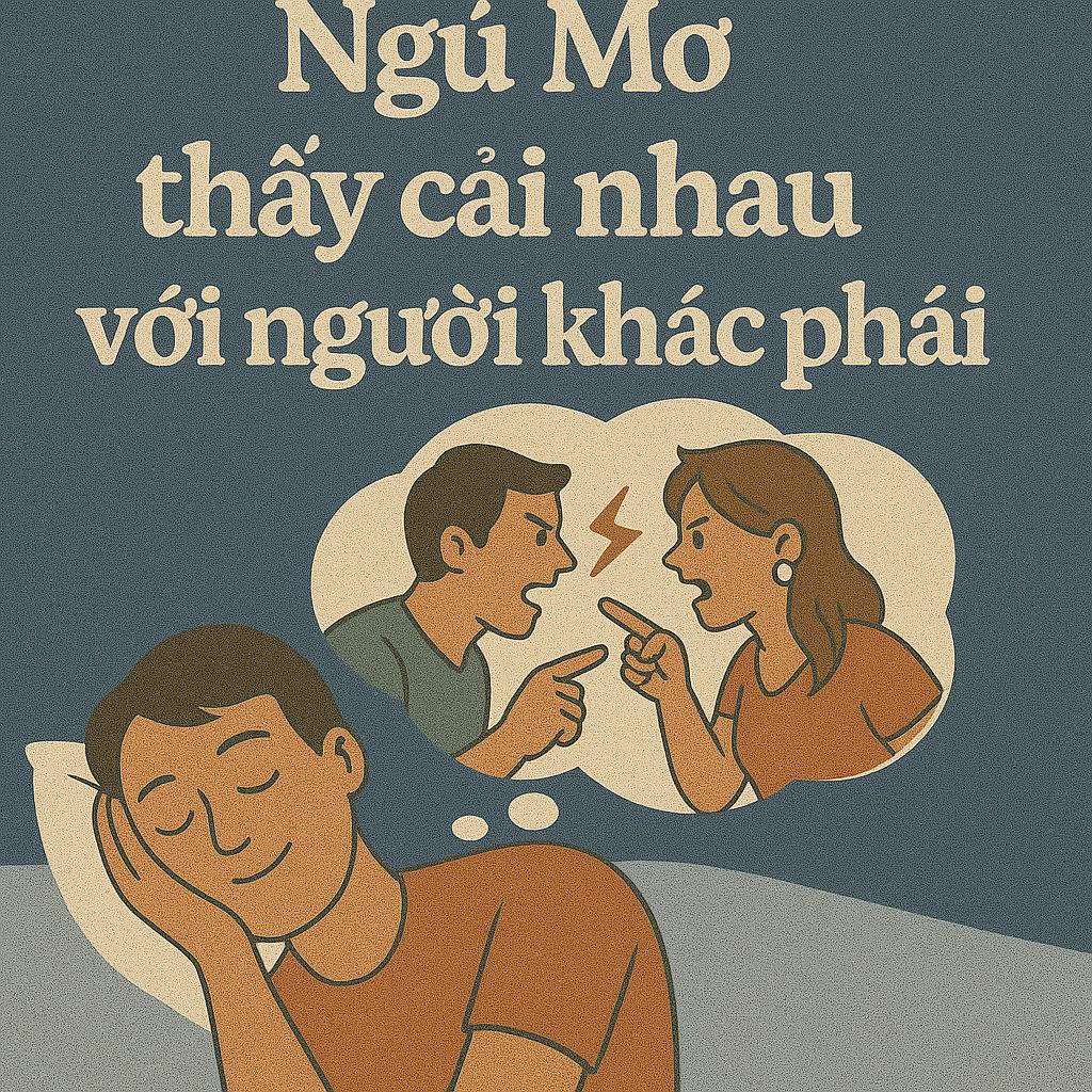 Mơ thấy "cãi nhau với người khác phái" là điềm gì, đánh con số nào?
