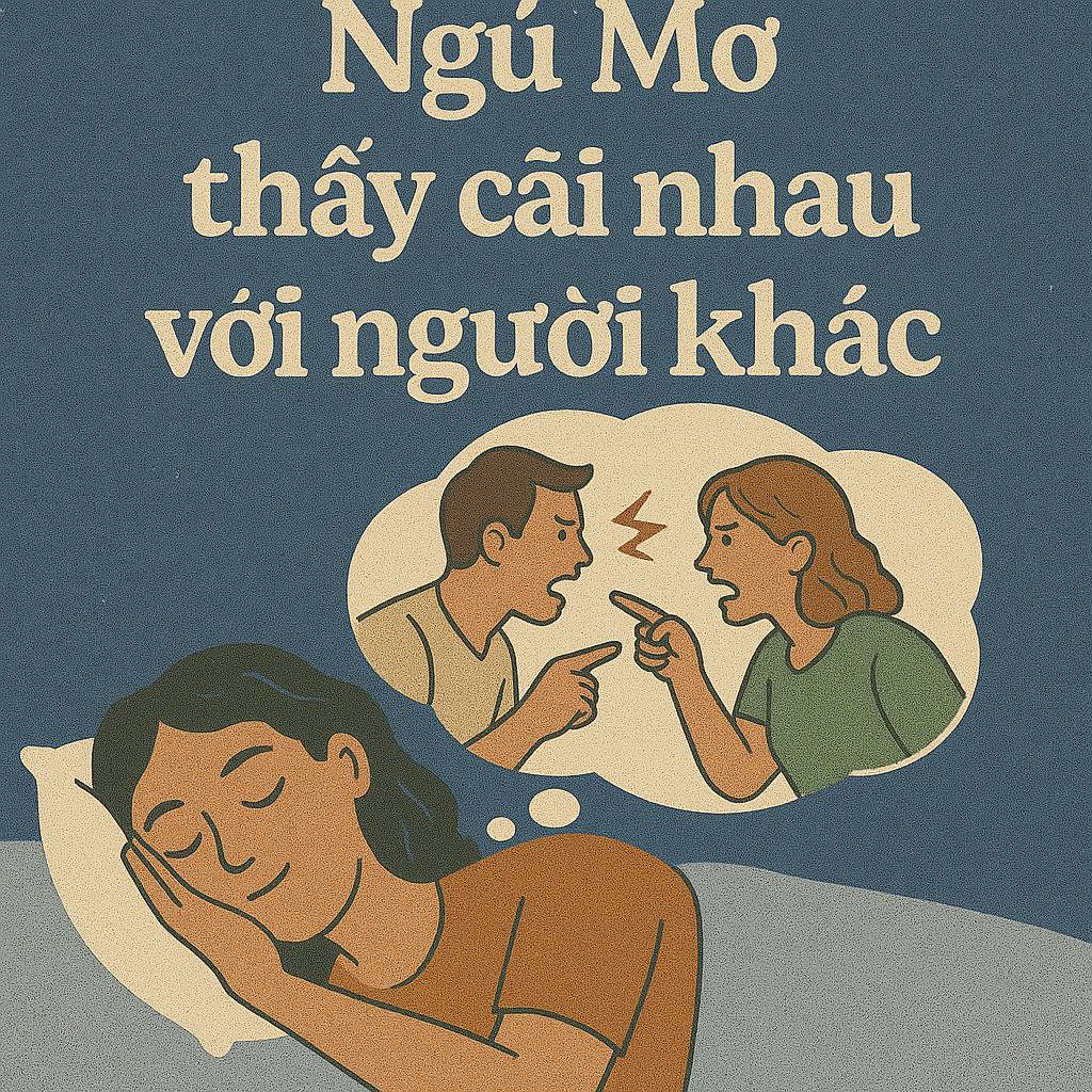 Mơ thấy cãi nhau với người khác là điềm gì? Đánh số mấy