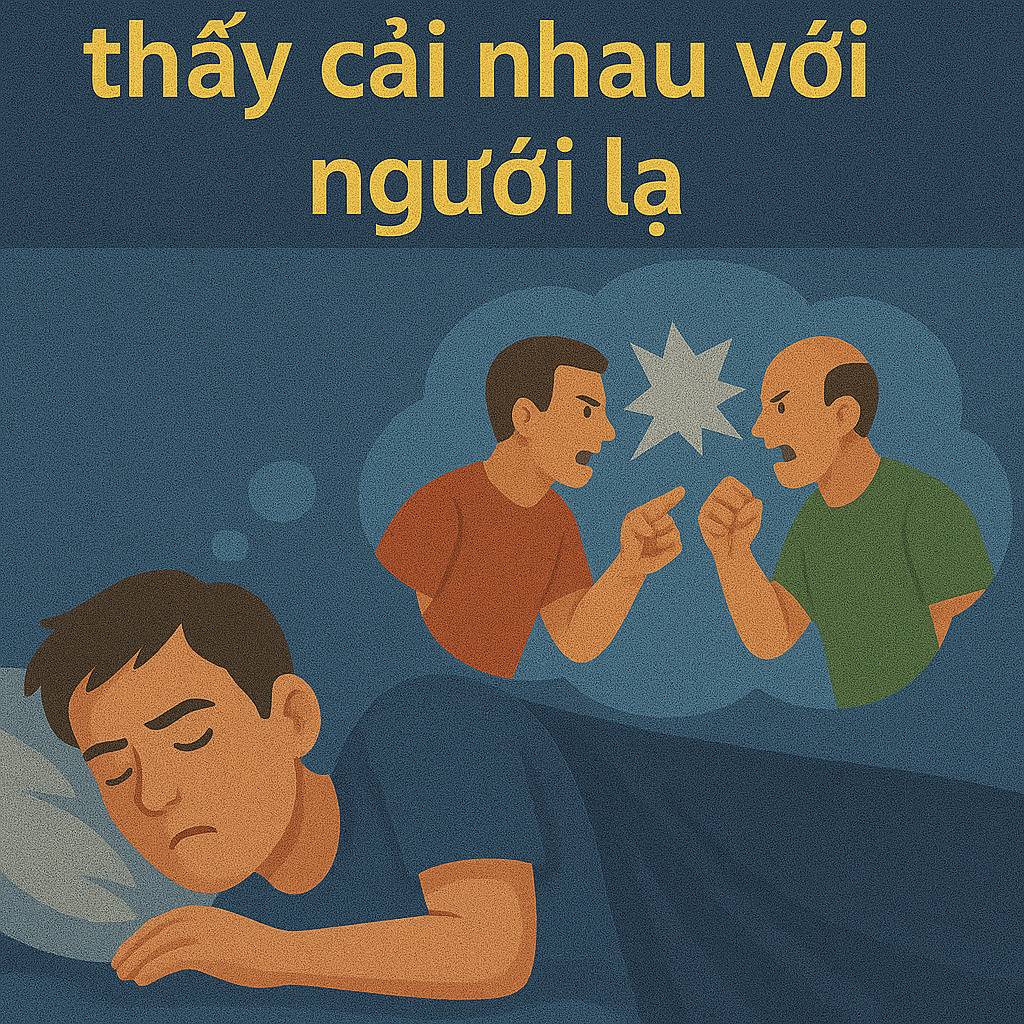 Mơ thấy cãi nhau với người lạ là điềm gì? Đánh số mấy