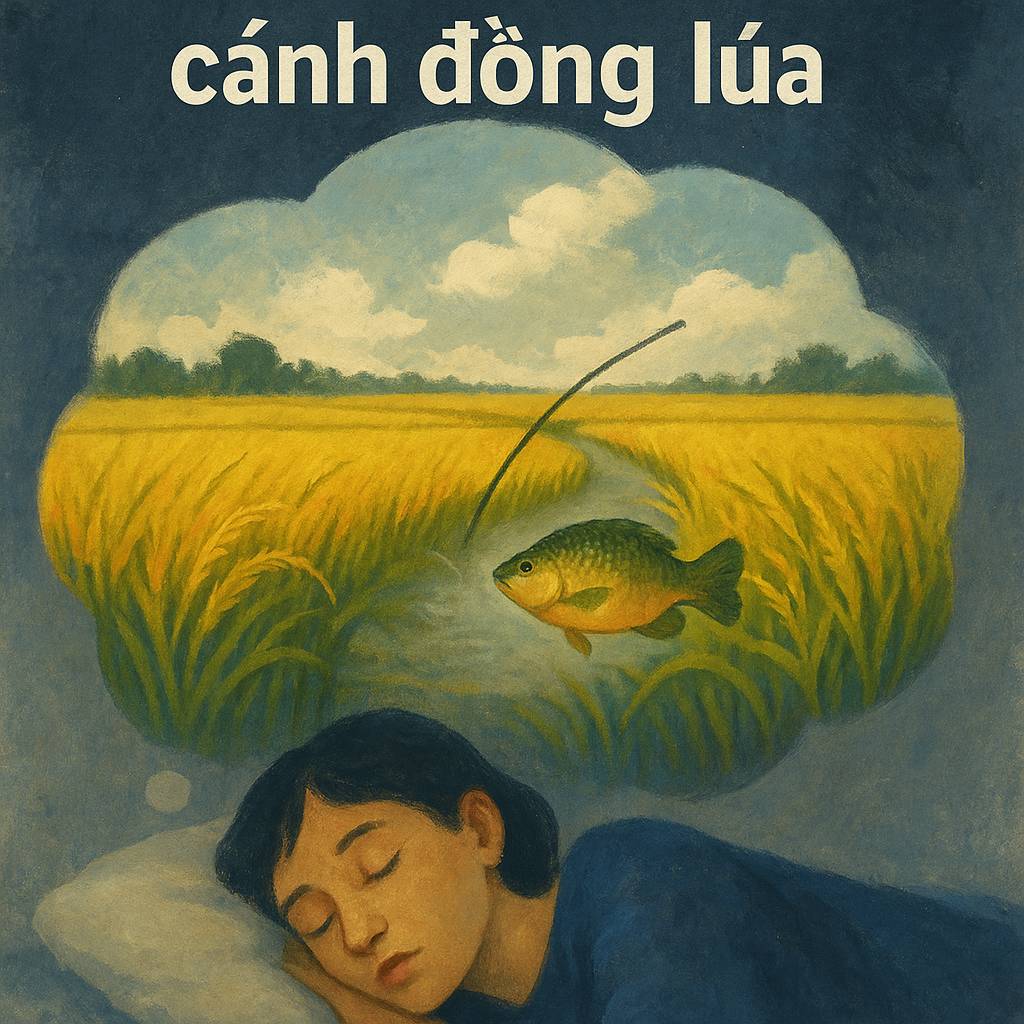 Mơ thấy cánh đồng lúa là điềm gì? Đánh số mấy