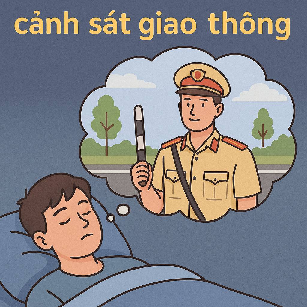 Mơ thấy cảnh sát giao thông là điềm gì? Đánh số mấy