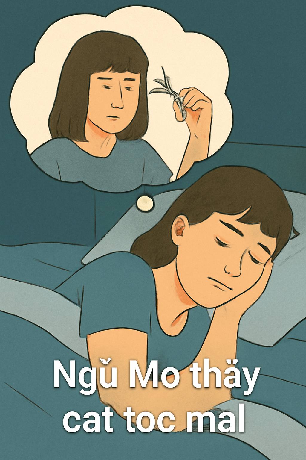 Mơ thấy cắt tóc mái là điềm gì? Đánh số mấy?