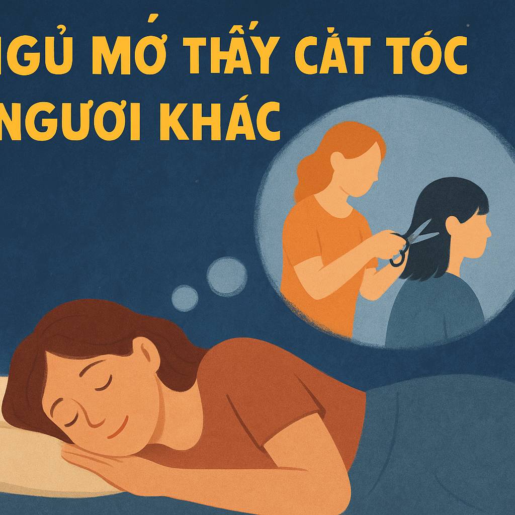Mơ thấy cắt tóc người khác là điềm gì? Đánh số mấy