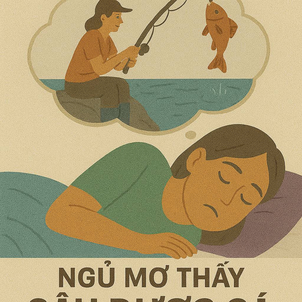 Mơ thấy câu được cá là điềm gì? Đánh số mấy