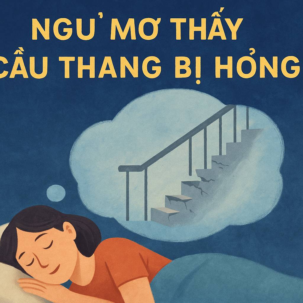 Mơ thấy cầu thang bị hỏng là điềm gì? Đánh số mấy