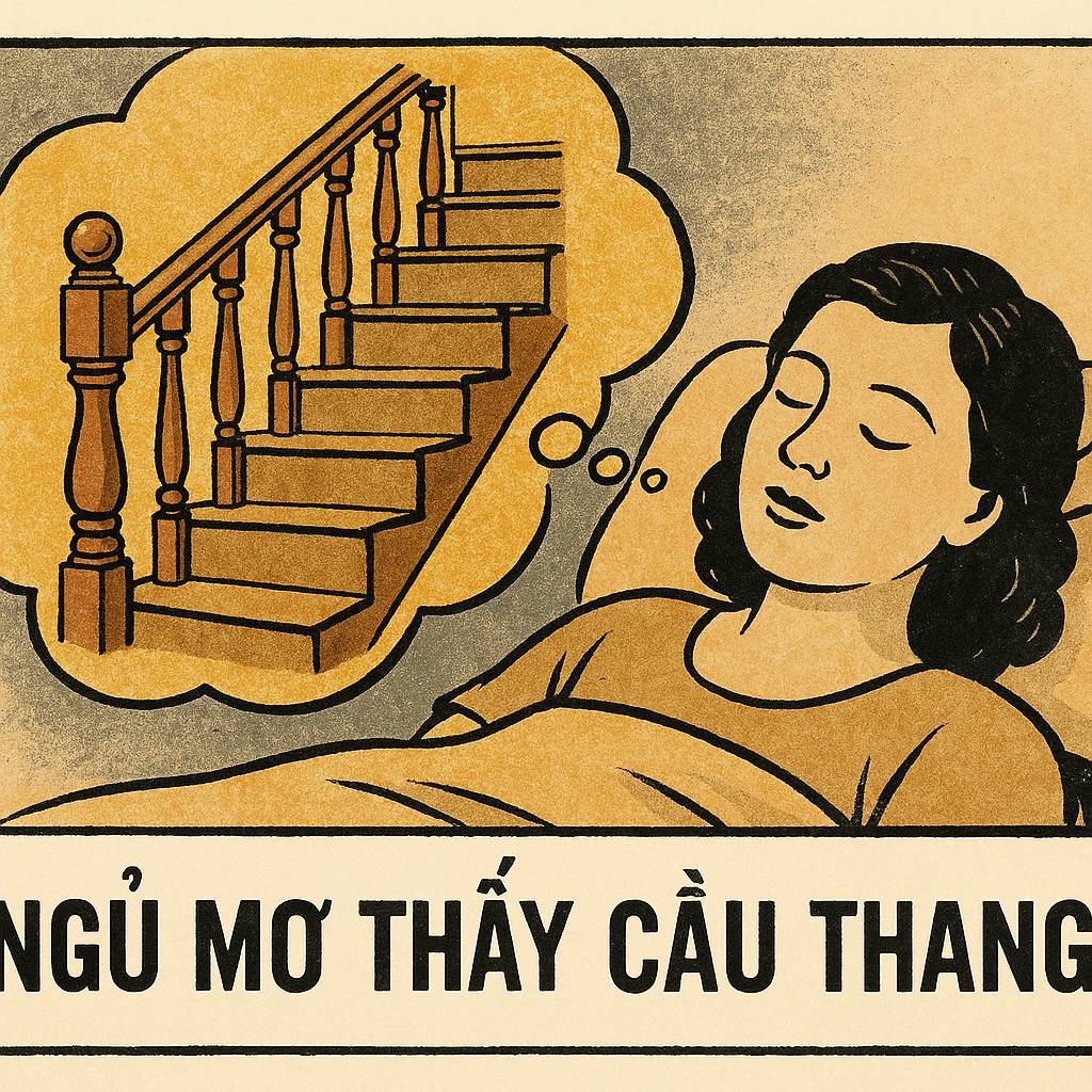 Mơ thấy cầu thang là điềm gì? Đánh số mấy