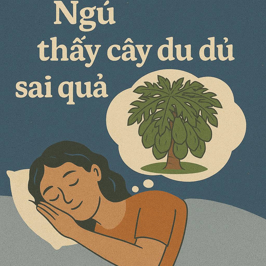 Mơ thấy cây đu đủ sai quả là điềm gì? Đánh số mấy