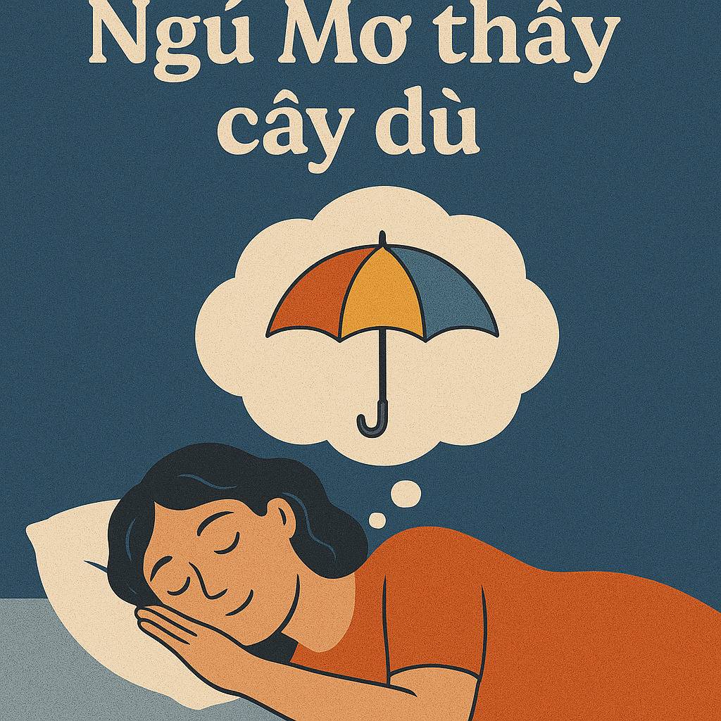 Mơ thấy cây dù là điềm gì? Đánh số mấy