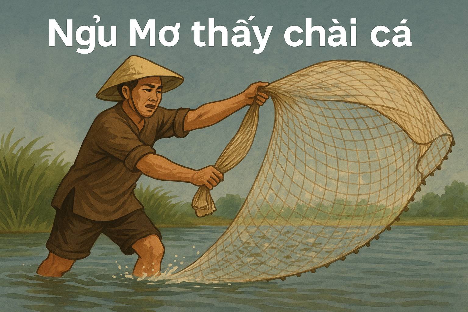 Mơ thấy chài cá là điềm gì? Đánh số mấy