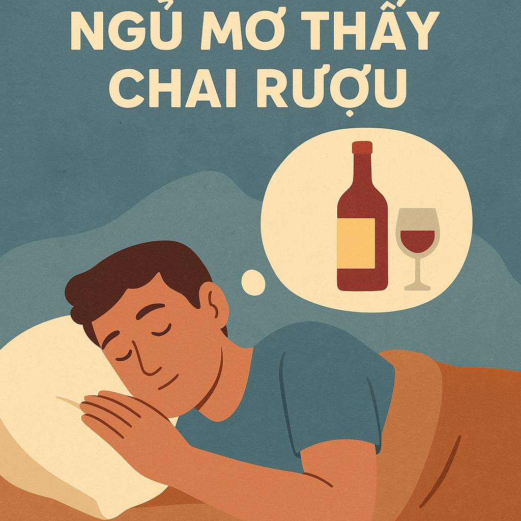 Mơ thấy chai rượu là điềm gì? Đánh số mấy?