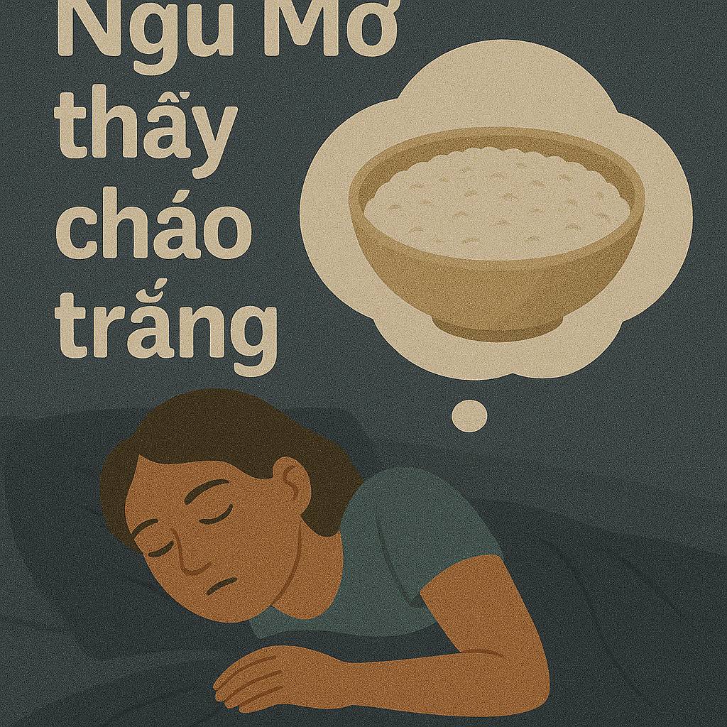 Mơ thấy cháo trắng là điềm gì? Đánh số mấy