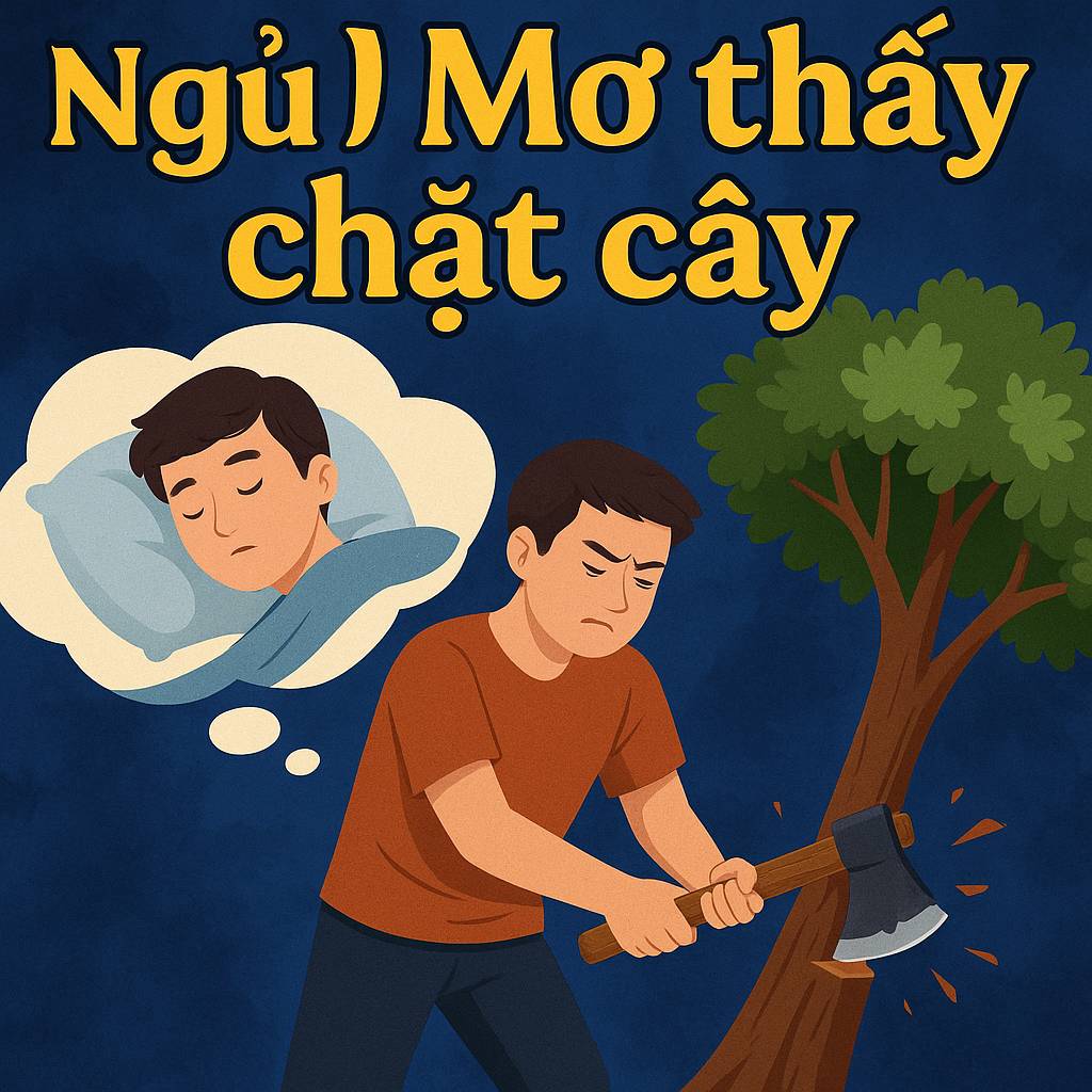 Mơ thấy chặt cây là điềm gì? Đánh số mấy?