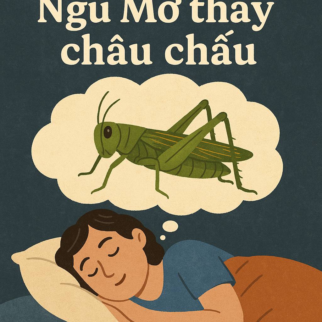 Mơ thấy châu chấu là điềm gì? Đánh số mấy?