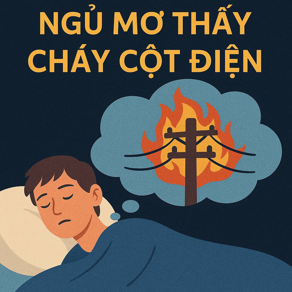 Mơ thấy cháy cột điện là điềm gì? Đánh số mấy?