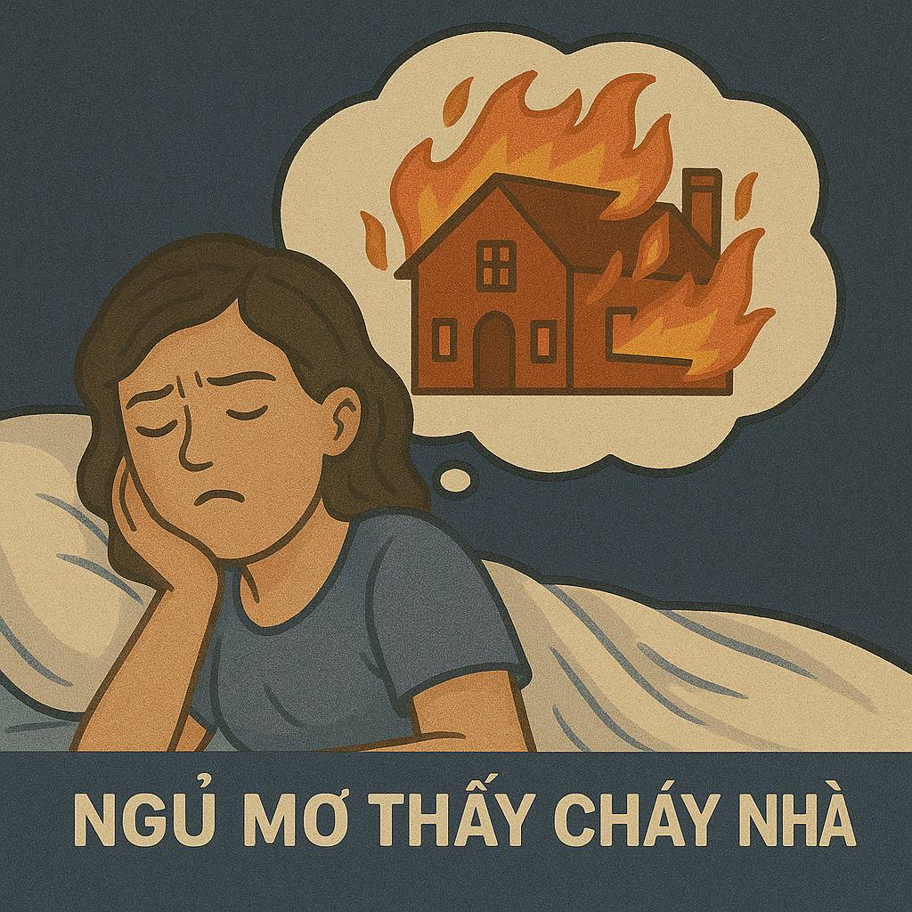 Mơ thấy cháy nhà là điềm gì? Đánh số mấy chuẩn xác 2025