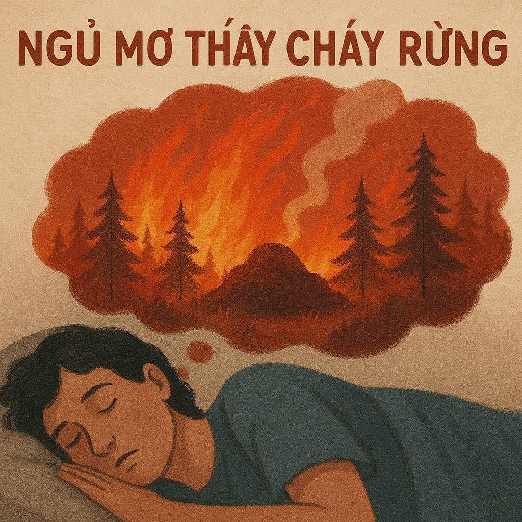 Mơ thấy cháy rừng là điềm gì? Đánh số mấy