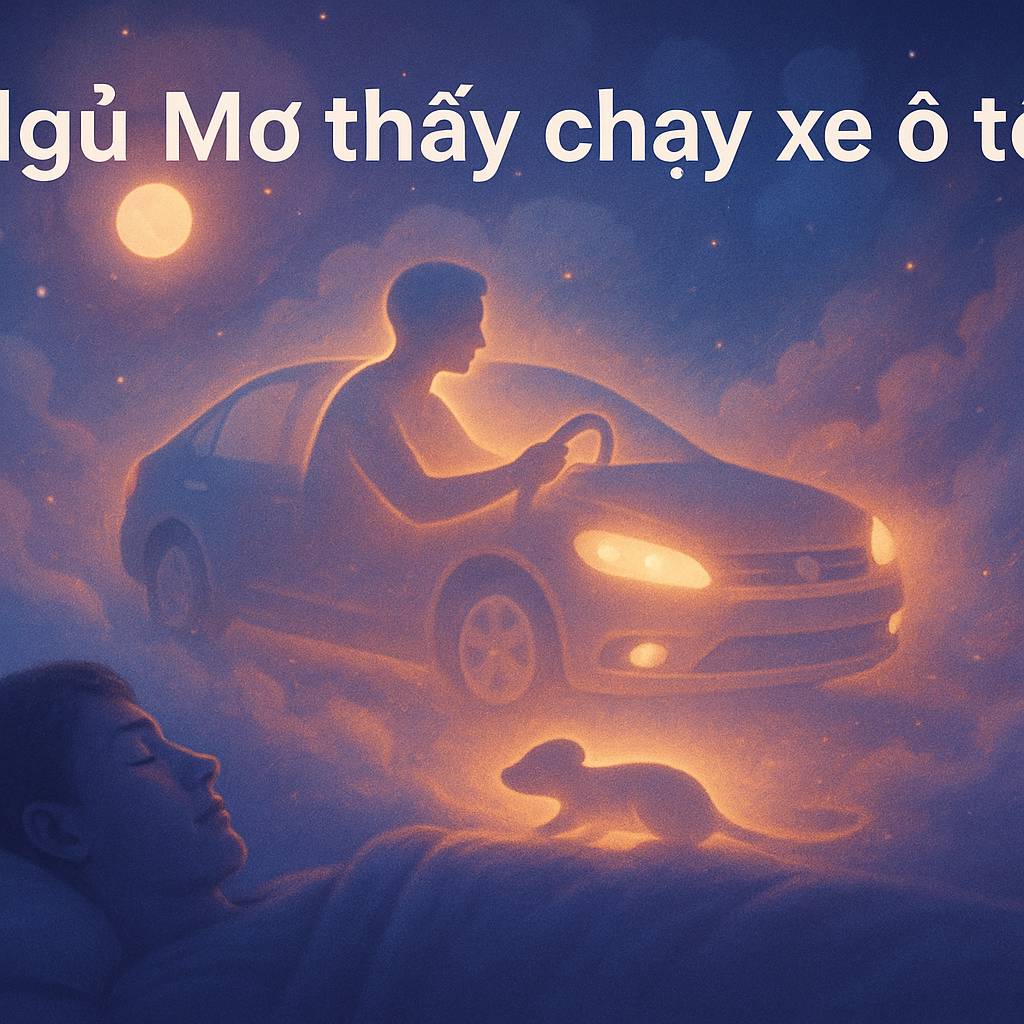 Mơ thấy chạy xe ô tô là điềm gì? Đánh số mấy