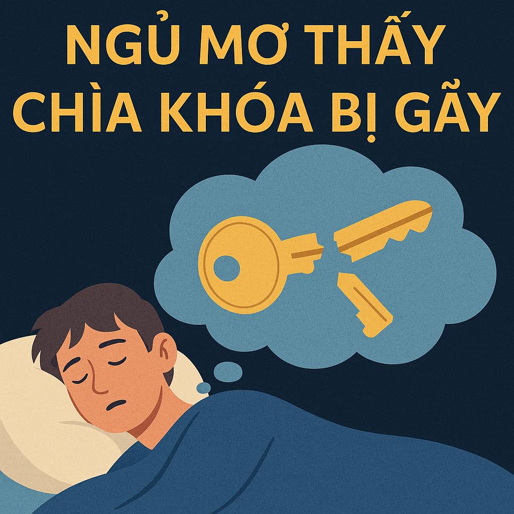 Mơ thấy chìa khóa bị gãy là điềm gì? Đánh số mấy?