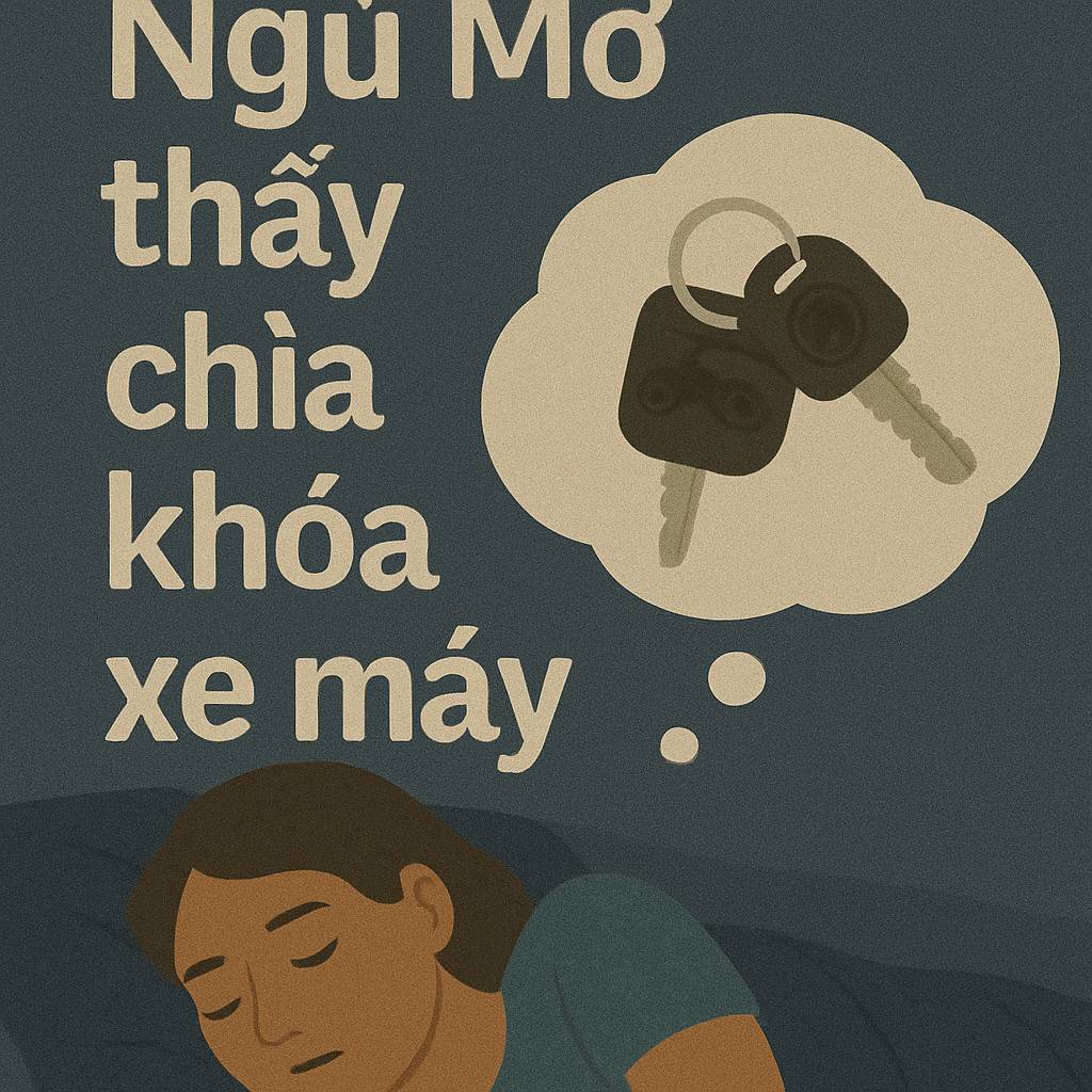 Mơ thấy chìa khóa xe máy là điềm gì? Đánh số mấy