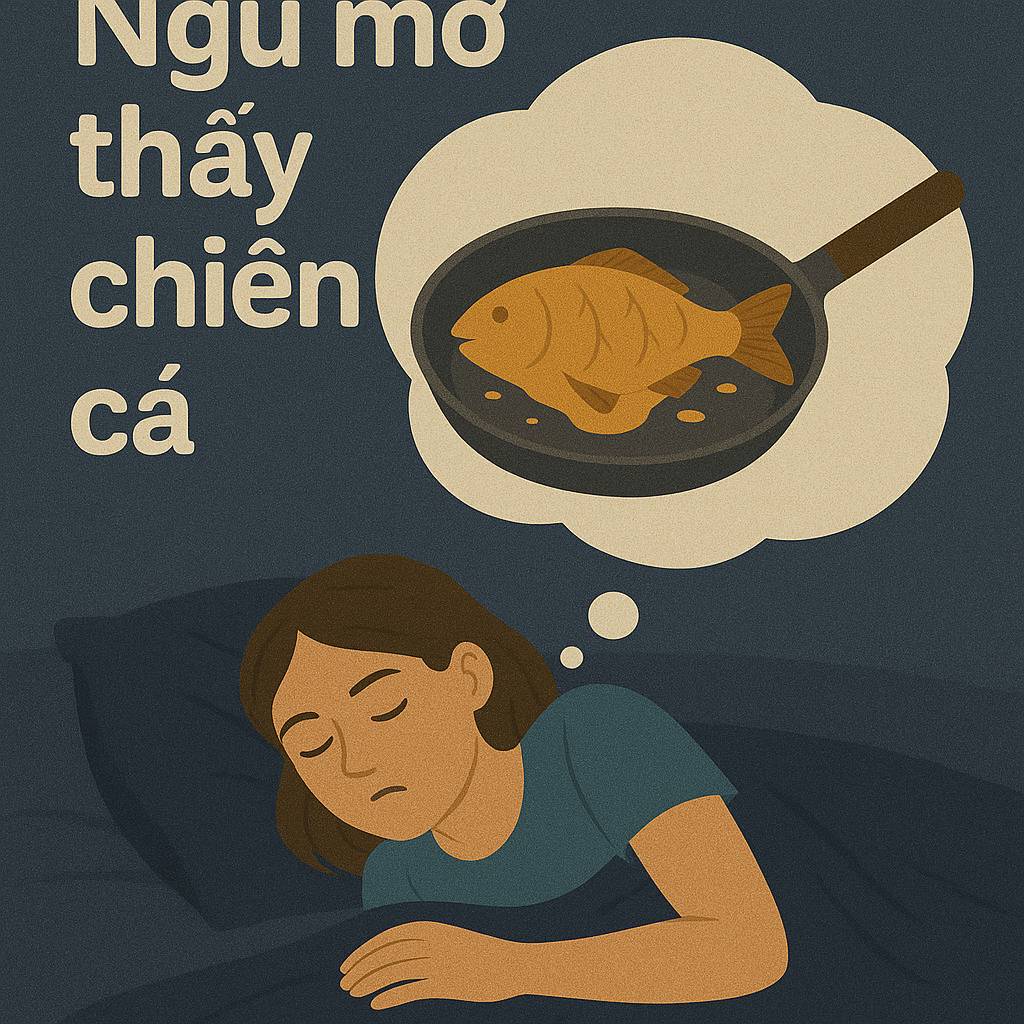 Mơ thấy chiên cá là điềm gì? Đánh số mấy?