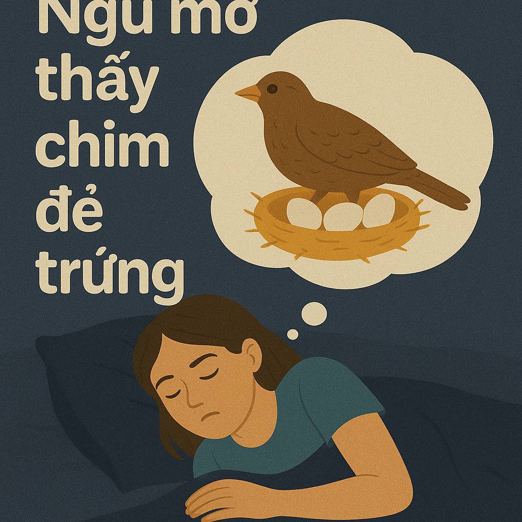 Mơ thấy chim đẻ trứng là điềm gì? Đánh số mấy