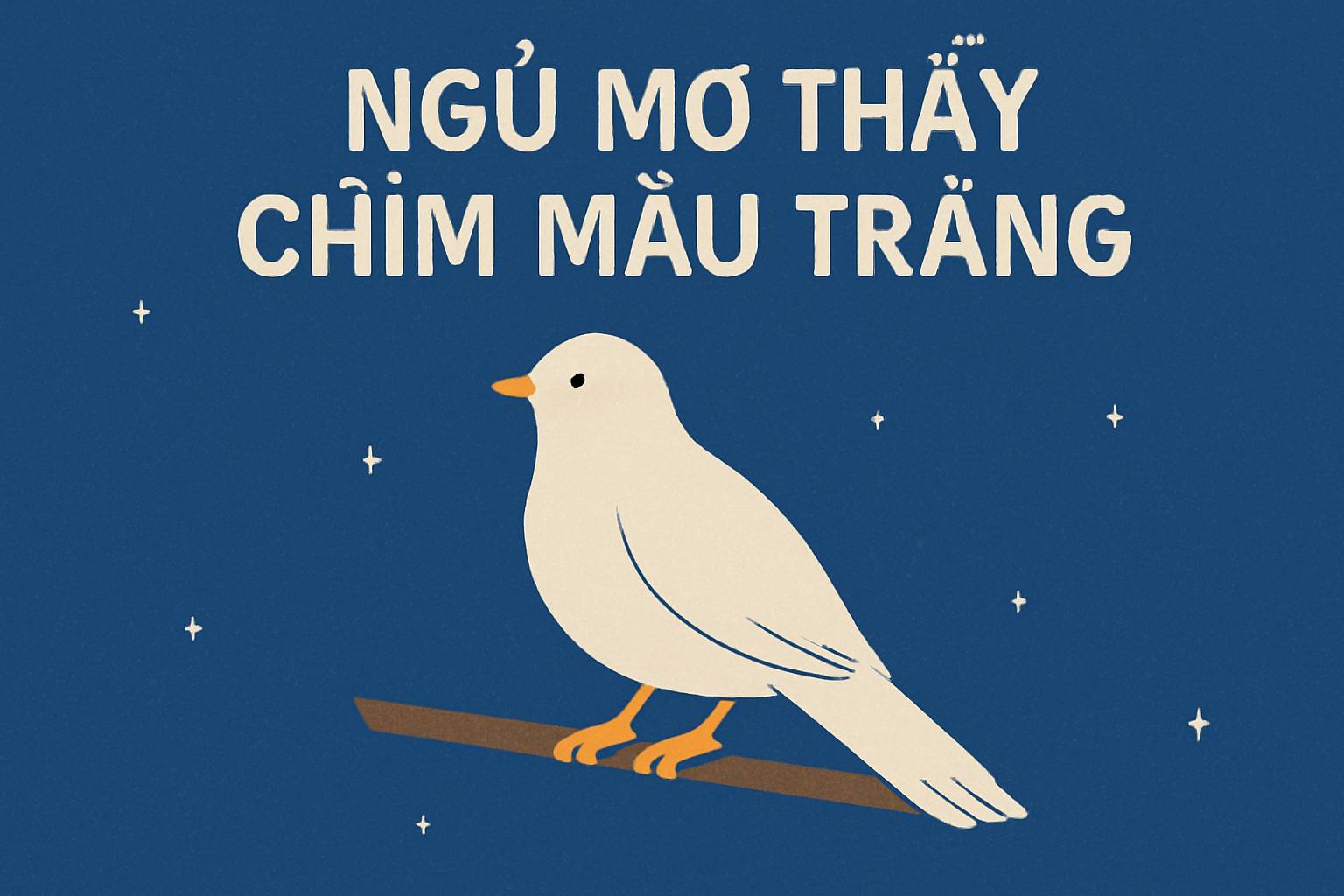 Mơ thấy chim màu trắng là điềm gì? Đánh số mấy?