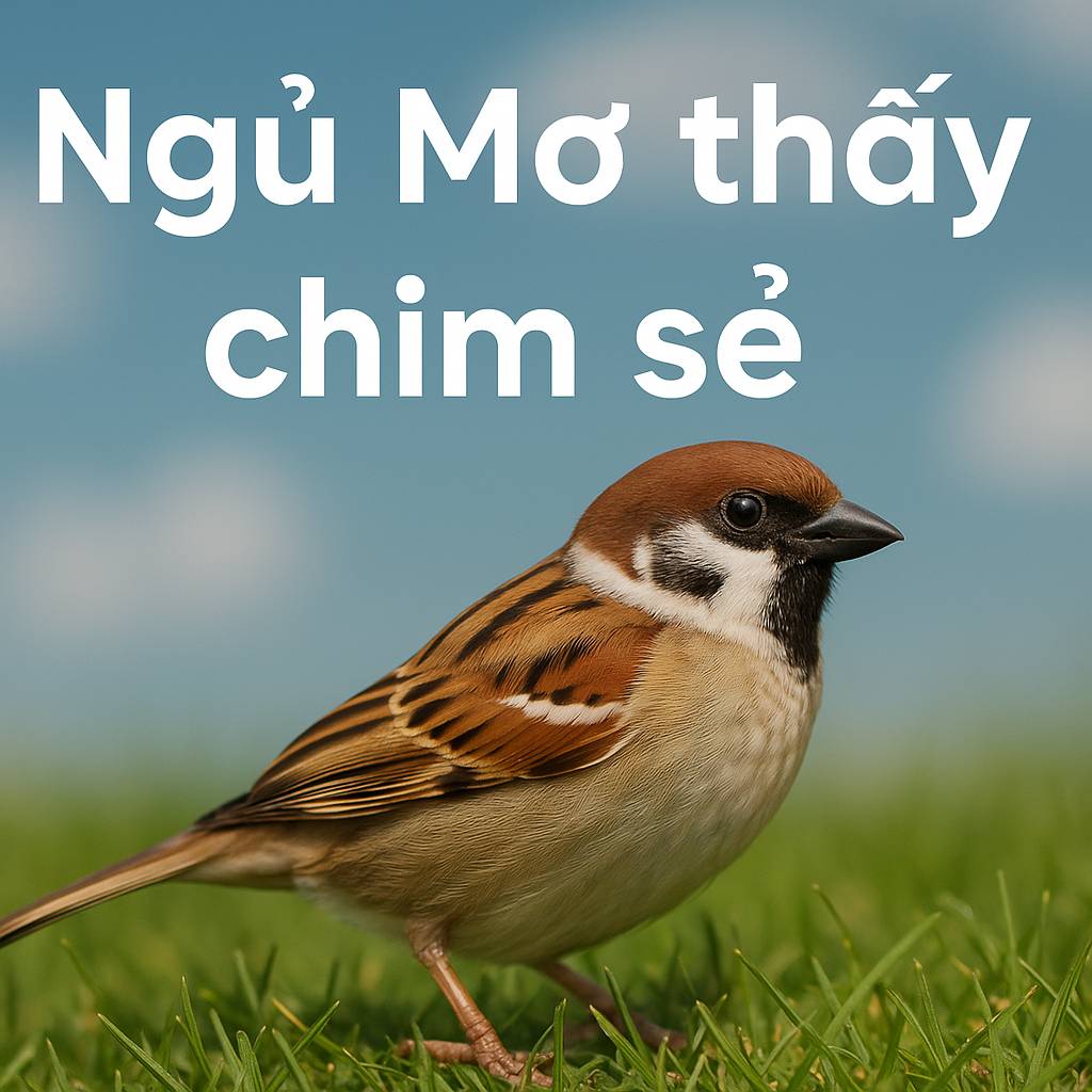 Mơ thấy chim sẻ là điềm gì? Đánh số mấy